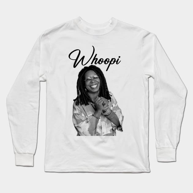 Whoopi Goldberg Long Sleeve T-Shirt by Knockbackhaunt